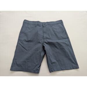 Dickies Cooling Temp IQ Men's Shorts 38 Regular Fit Flat Front Slate Blue Cargo